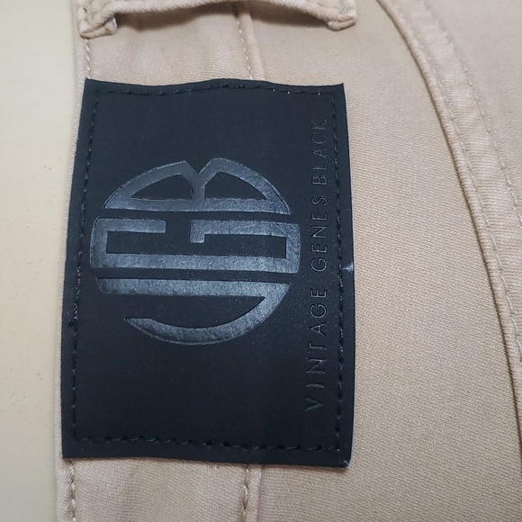 VGB vintage genes Black Tan Color slim, straight, fit, Jeans pants size 28W 30L - Picture 5 of 9